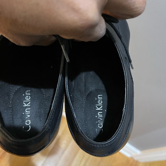 Calvin Klein Carlton lace-up dress shoes Blk Sz 9M - Picture 15 of 16